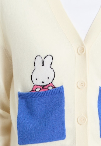 Chinti & Parker Cardigan 'Miffy Pocket Play' i beige