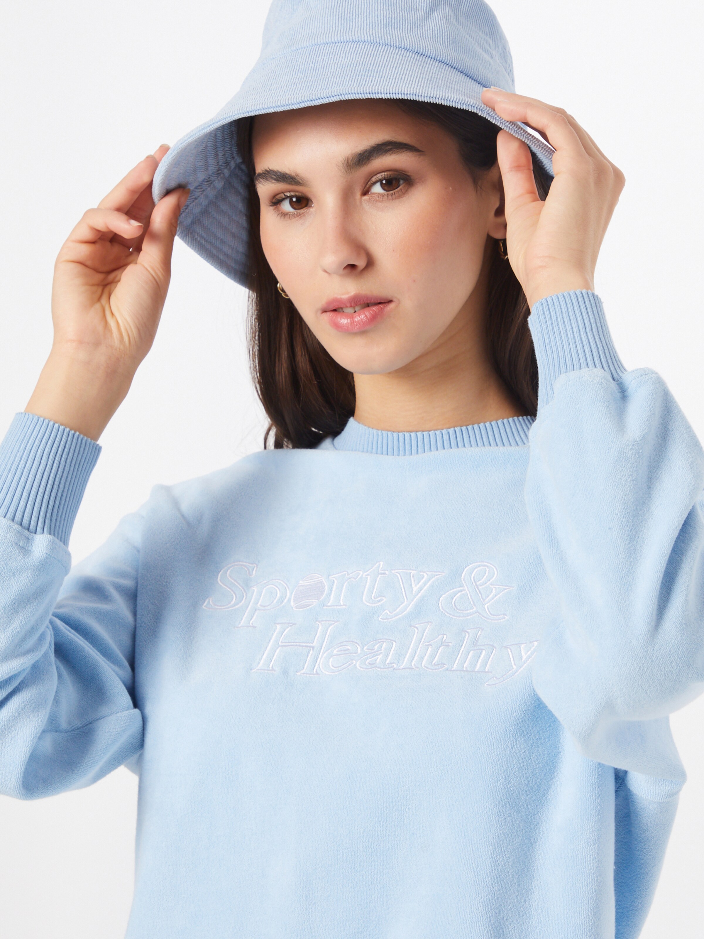 Frauen Sweat Pimkie Sweatshirt in Hellblau - DE08817 Frauen Sweat Pimkie Sweatshirt in Hellblau - DE08817
