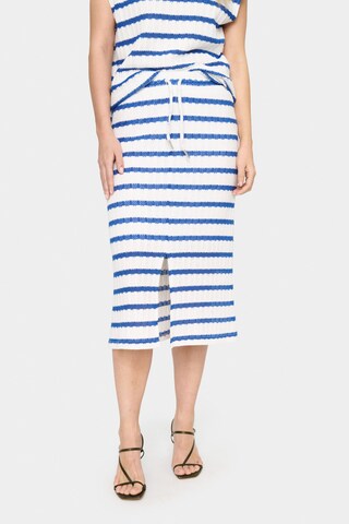 SAINT TROPEZ Rok 'Esmere' in Blauw: voorkant