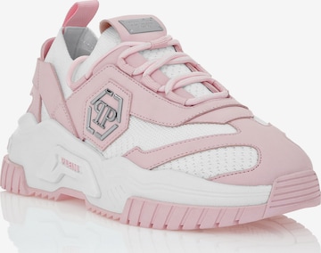 Philipp Plein Sneakers laag 'Predator' in Wit: voorkant