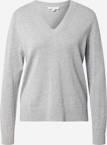 Pull-over s.Oliver en gris : devant