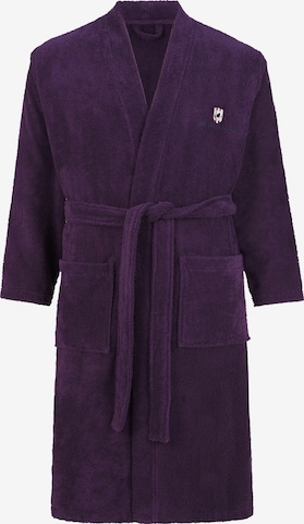 Jan Vanderstorm Badjas lang  ' Janning ' in Lila: voorkant