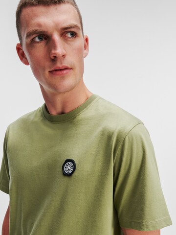 Karl Lagerfeld Футболка 'Wax Seal' в Зеленый