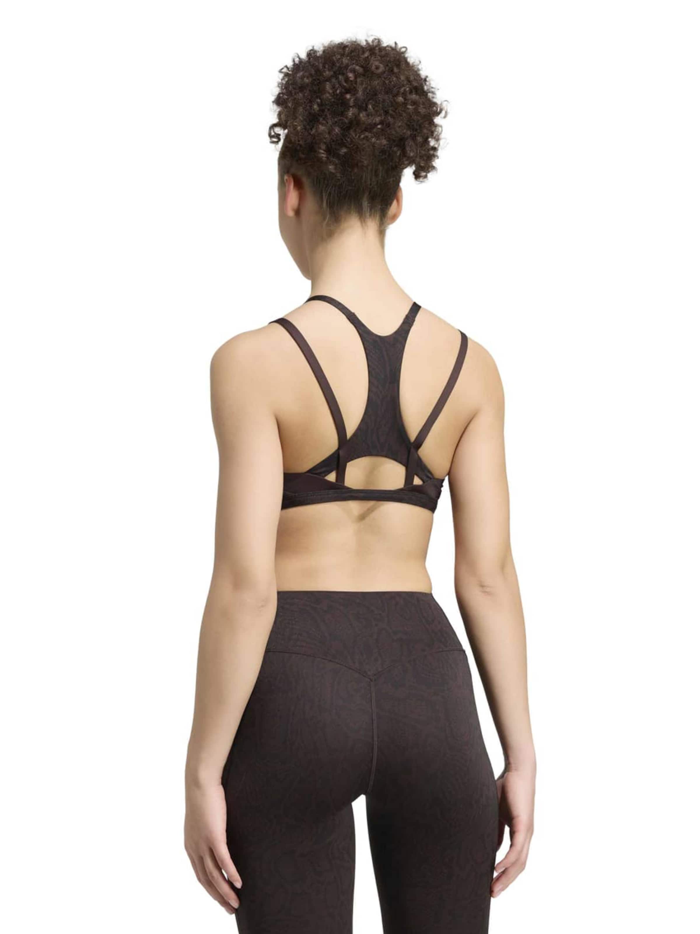 Bustier Soutien-gorge de sport 'OPT' ADIDAS PERFORMANCE en marron