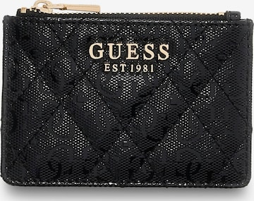 GUESS Wallet in Black: front
