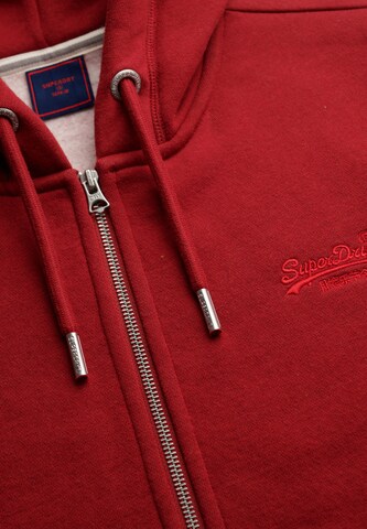 Veste de survêtement Superdry en rouge