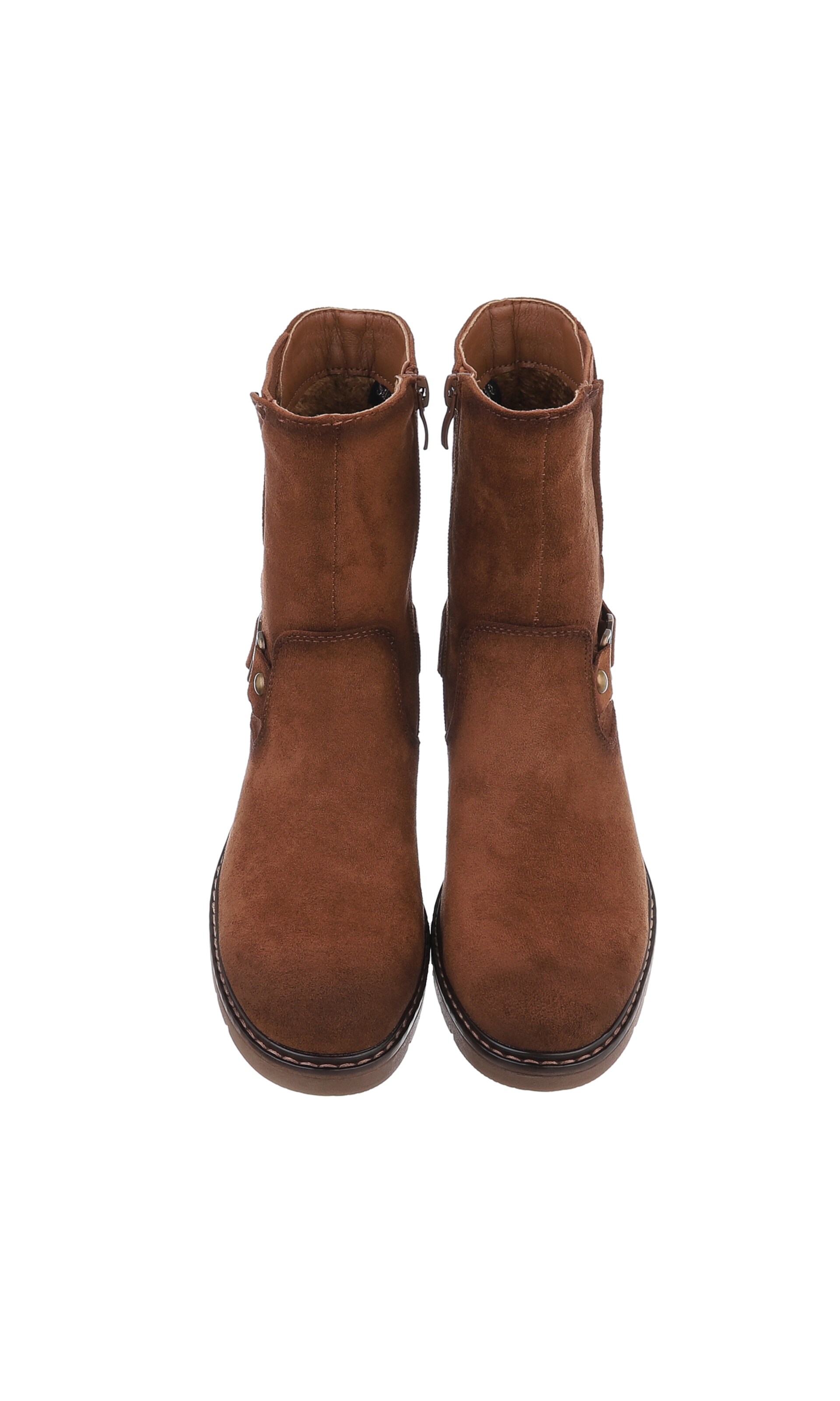 Ital-Design Stiefelette in Braun