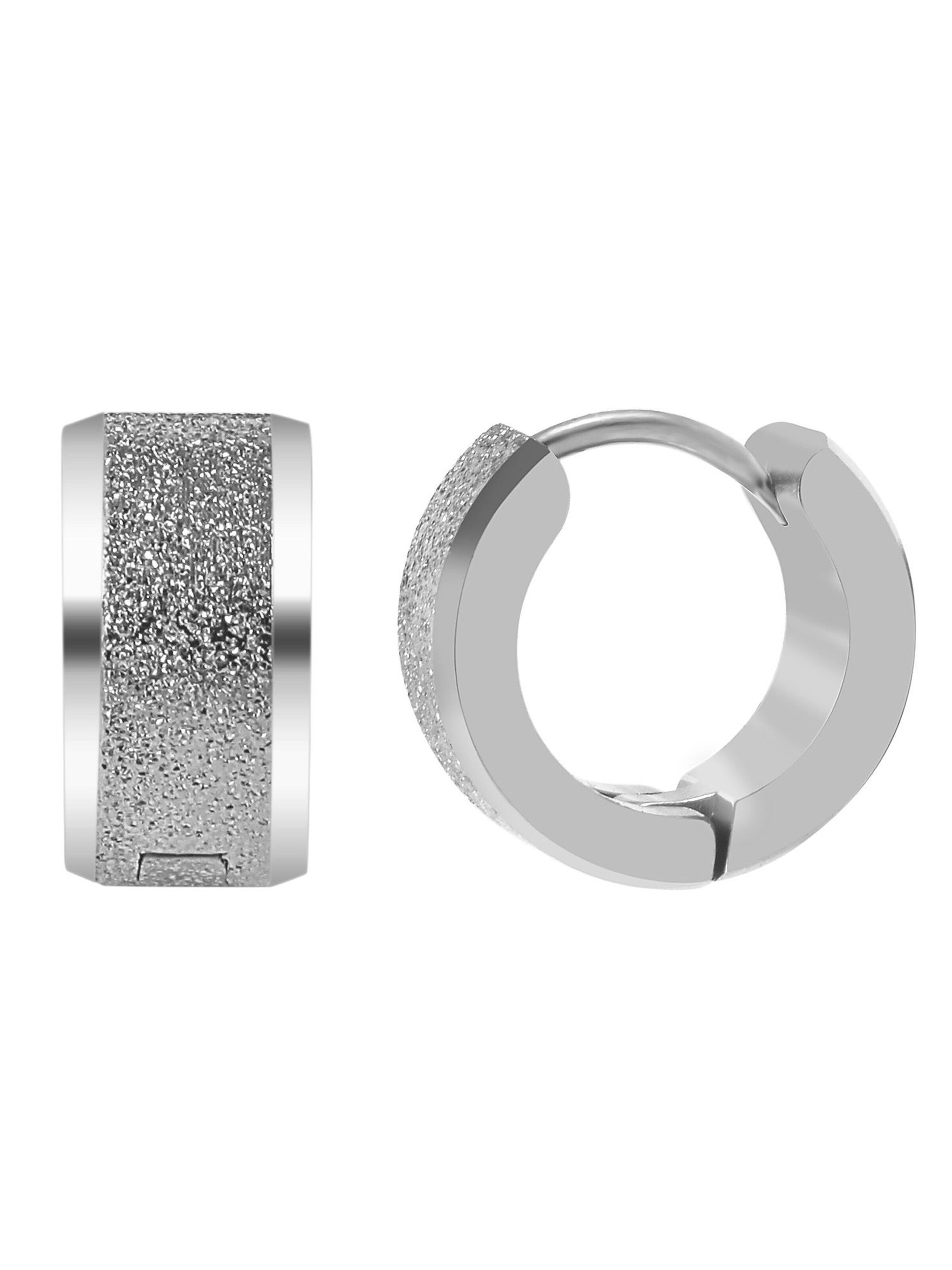 Akzent Ohrringe 'Glenne, langlebig'‌‌‌‌‌‌‌ in Silber: Vorderseite