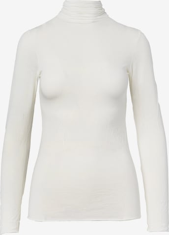 Maglietta intima 'Body Dolcevita Manica Lunga in Cashmere e Modal' di Ciocca in beige: frontale