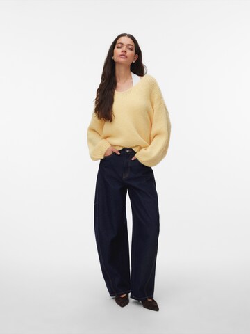 VERO MODA Oversized trui 'VMMaybe' in Geel