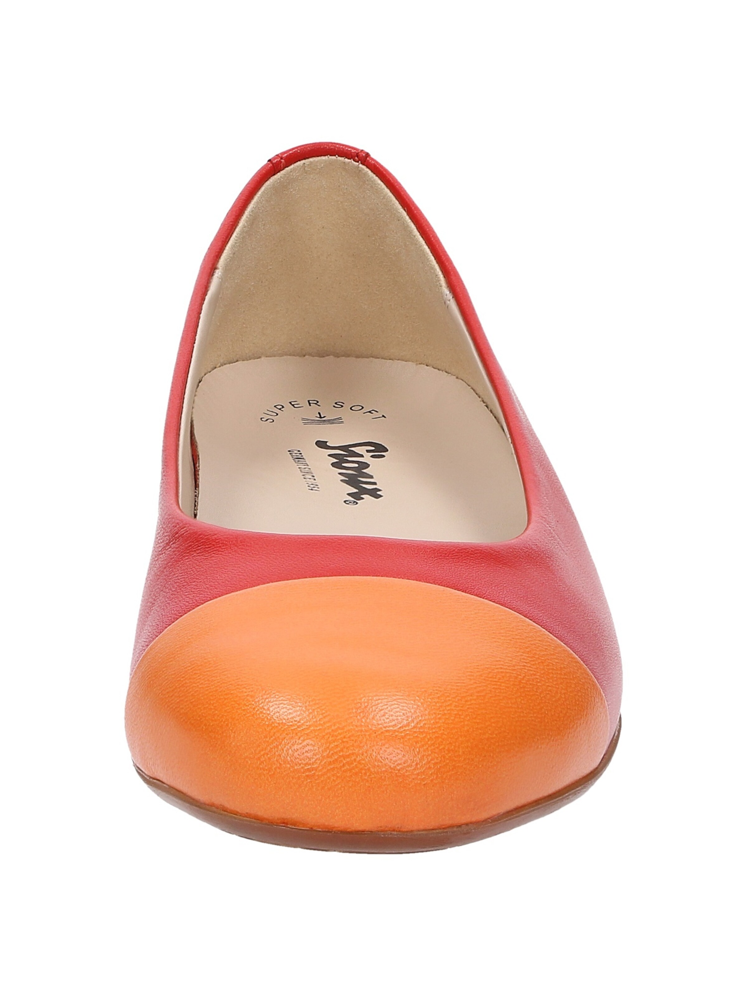 Ballerines 'Villanelle-702' SIOUX en rouge