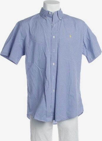 Lauren Ralph Lauren Button Up Shirt in L in Blue: front