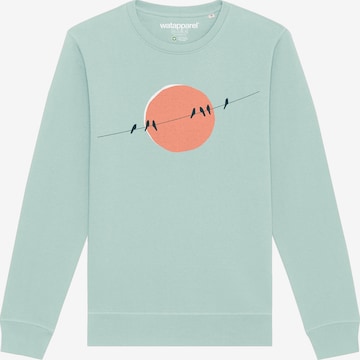 Sweat-shirt 'Countryside 01' Watapparel en bleu : devant