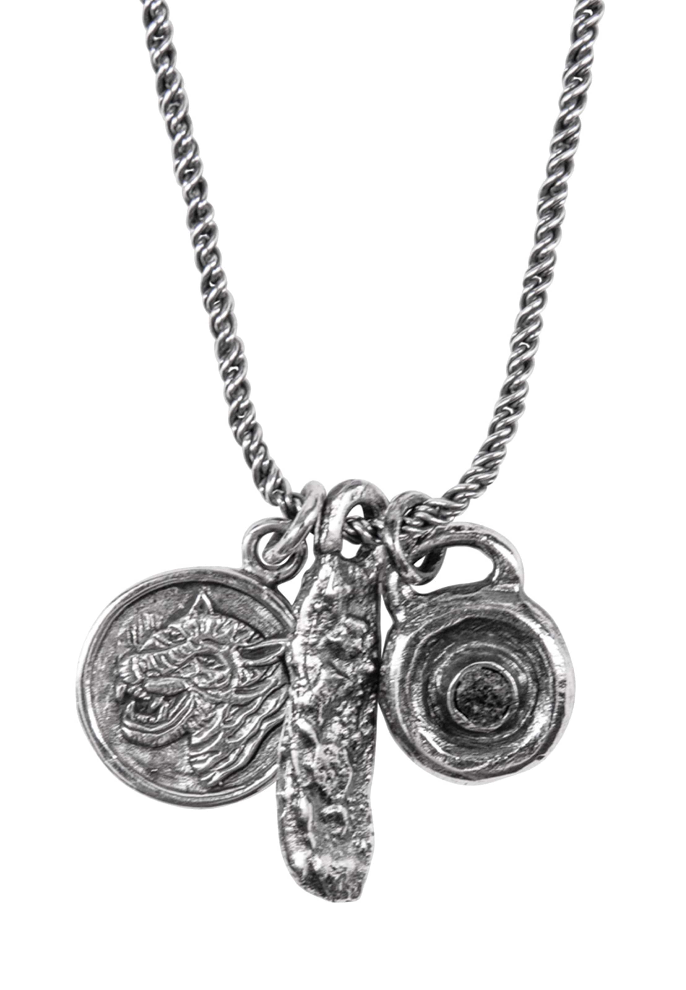 Chaîne Haze&Glory en argent : devant