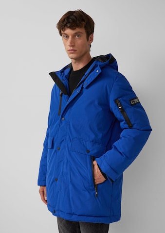 s.Oliver Winterjas in Blauw: voorkant