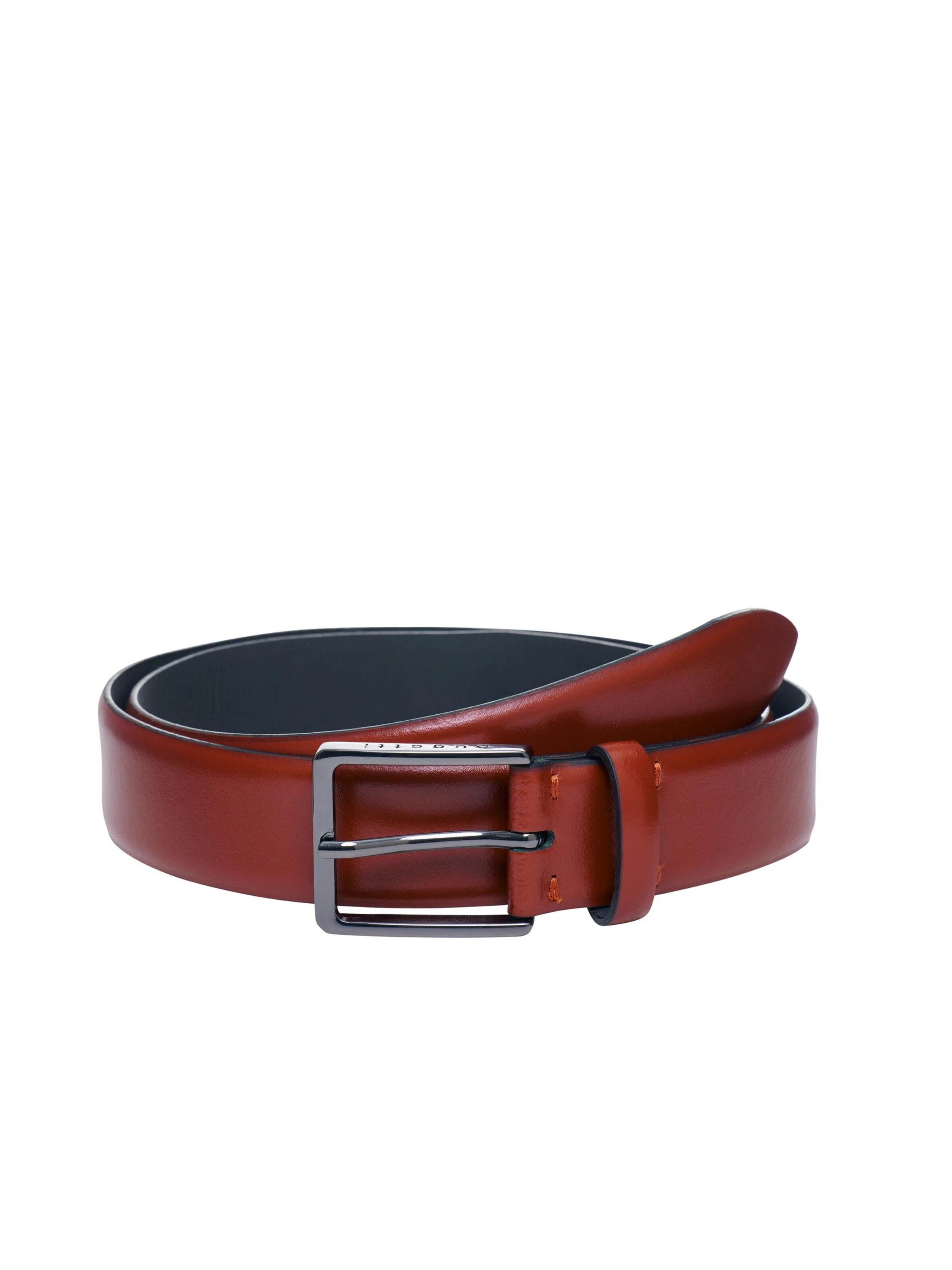 bugatti Belt '1855' in Brown: front