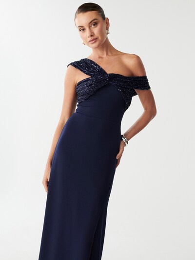 BWLDR Abendkleid 'Trisha' in marine, Produktansicht