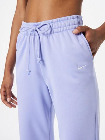 NIKE Loosefit Sportsbukser i lilla