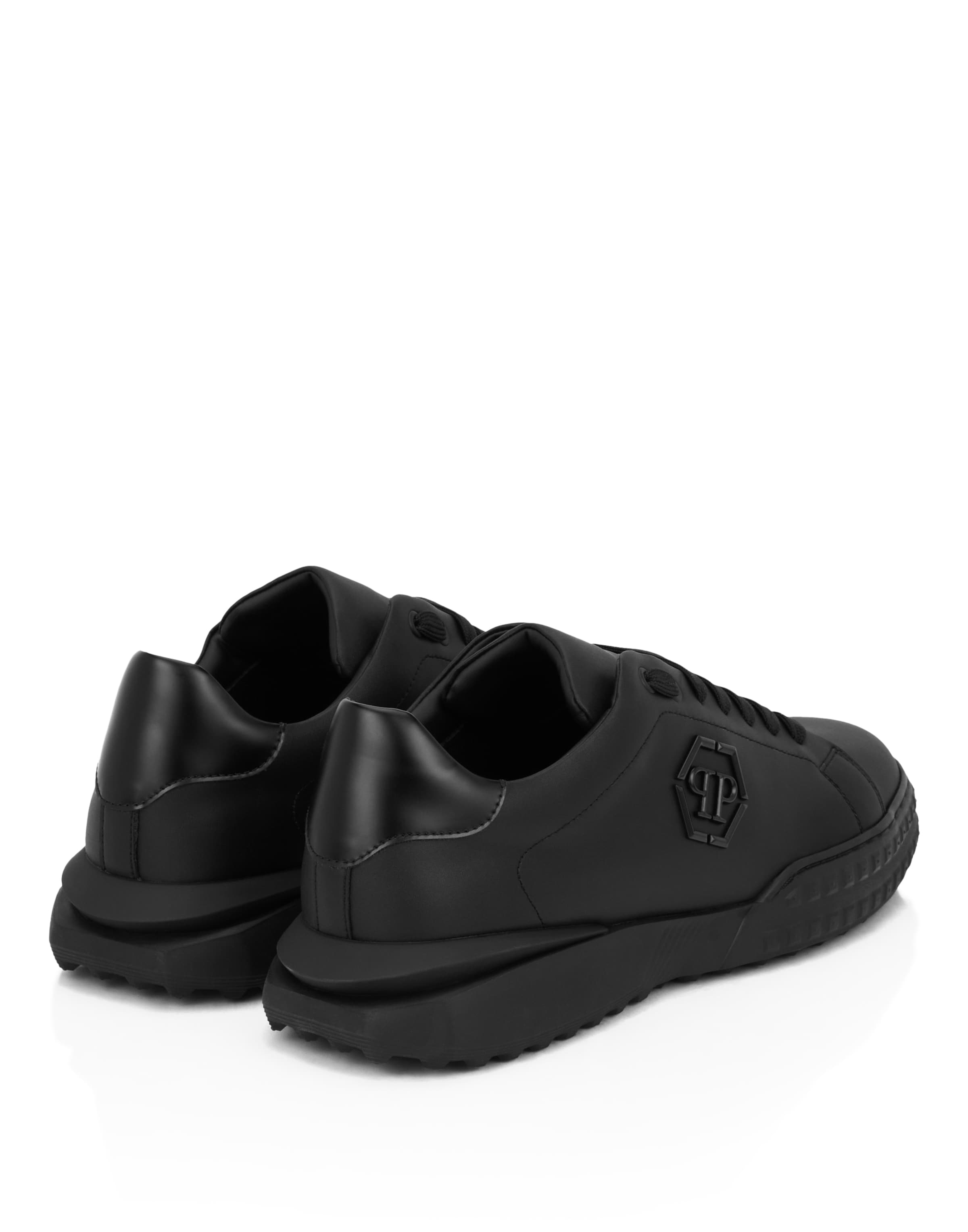 Baskets basses 'Hexagon' Philipp Plein en noir