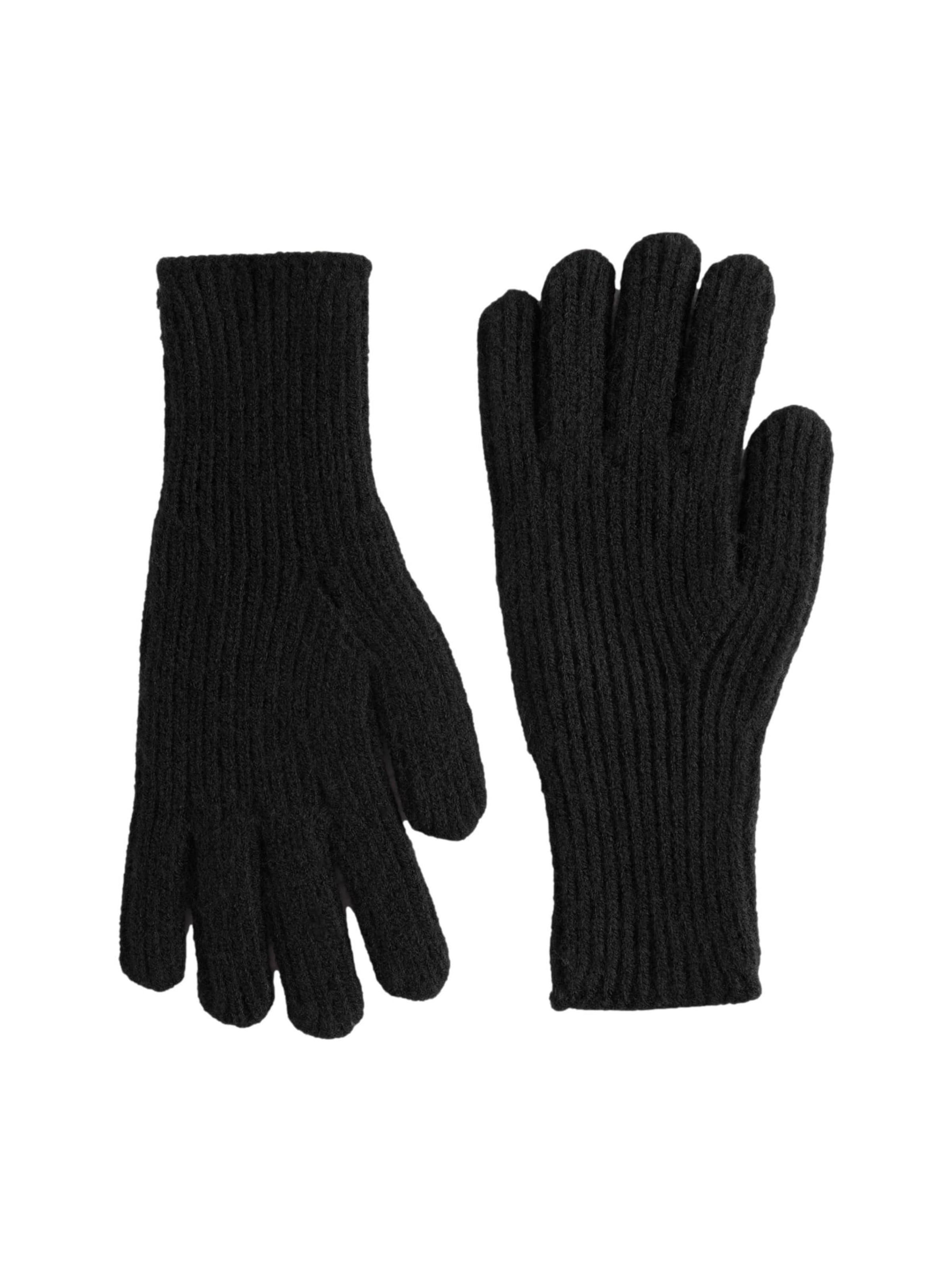 Next Full finger gloves in Black: front