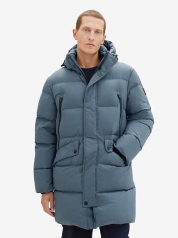 TOM TAILOR Winterjas in Blauw: voorkant