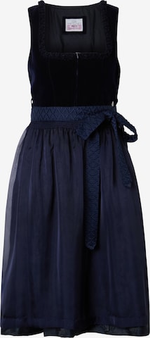 MARJO Dirndl 'GY-13-Rabenstein' in Blauw: voorkant