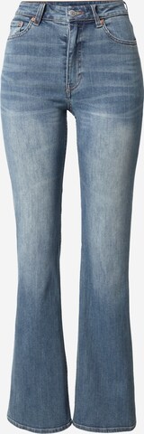 WEEKDAY Flared Jeans in Blauw: voorkant