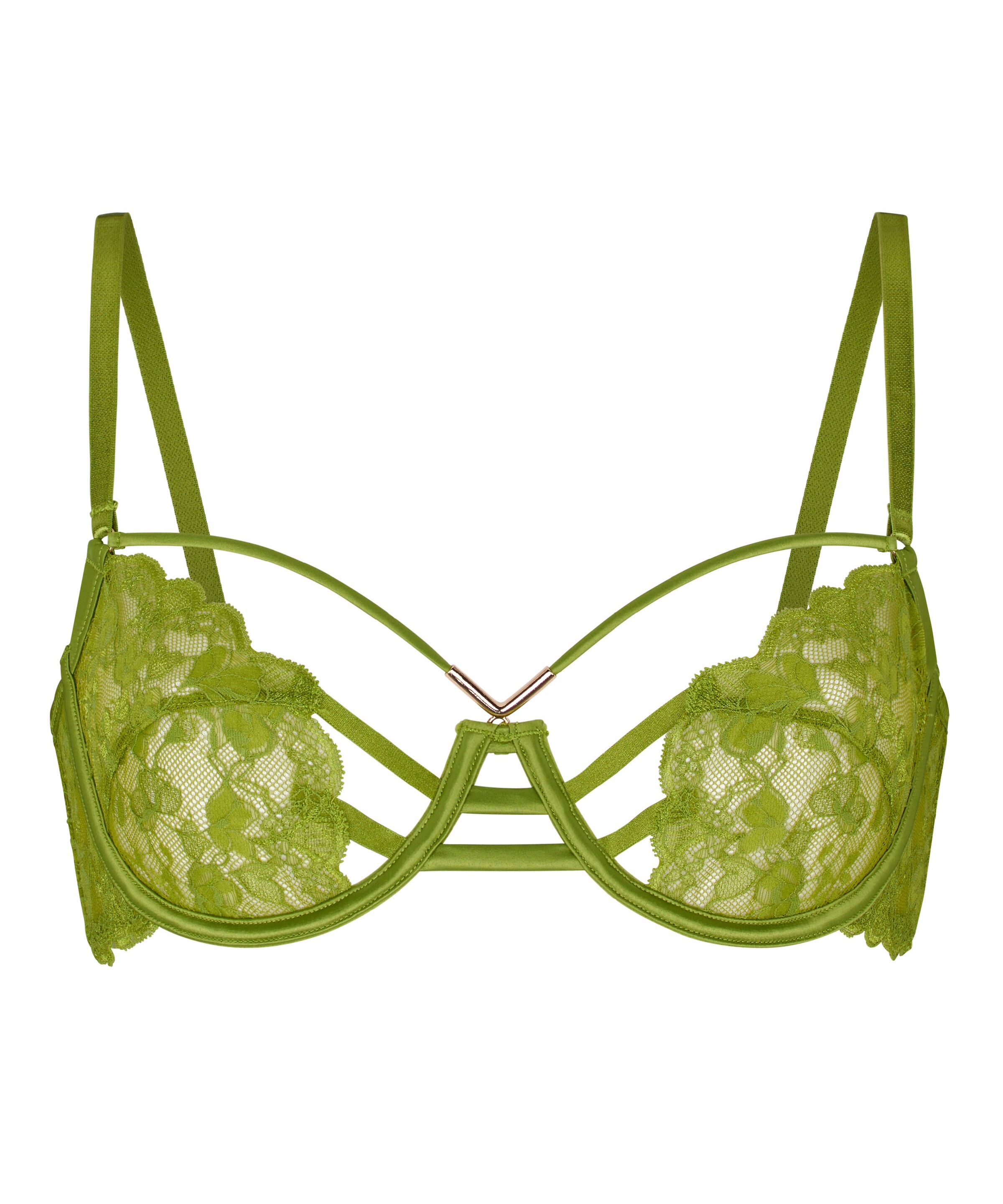 Soutien-gorge Hunkemöller en vert : devant