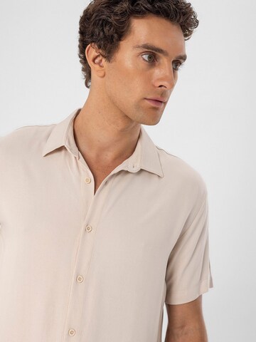 Regular fit Camicia ' Collar' di Antioch in beige