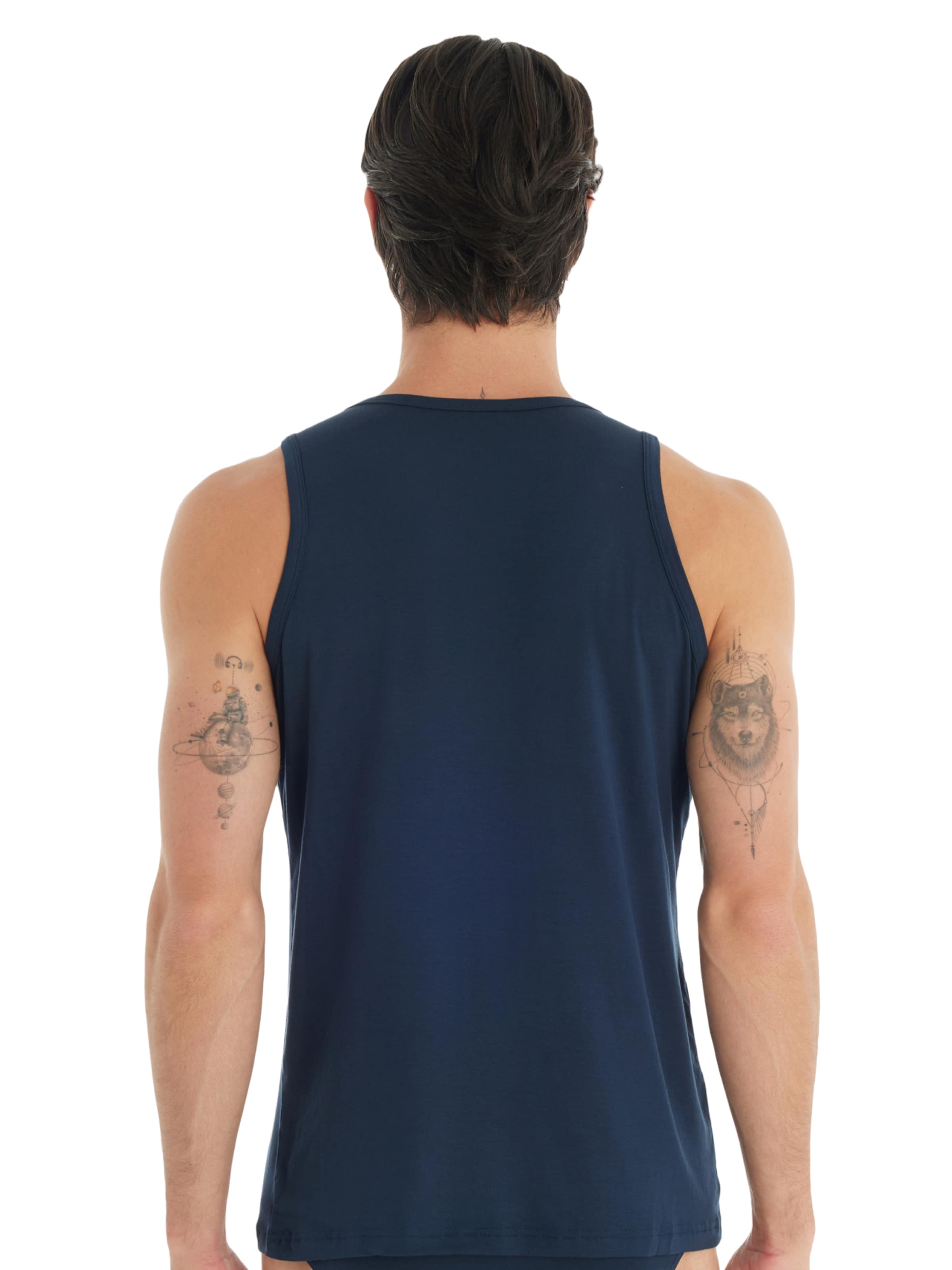 Blackspade Onderhemd in Blauw