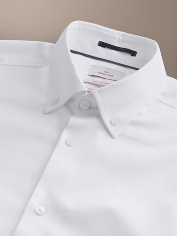 Next Slim fit Button Up Shirt in White