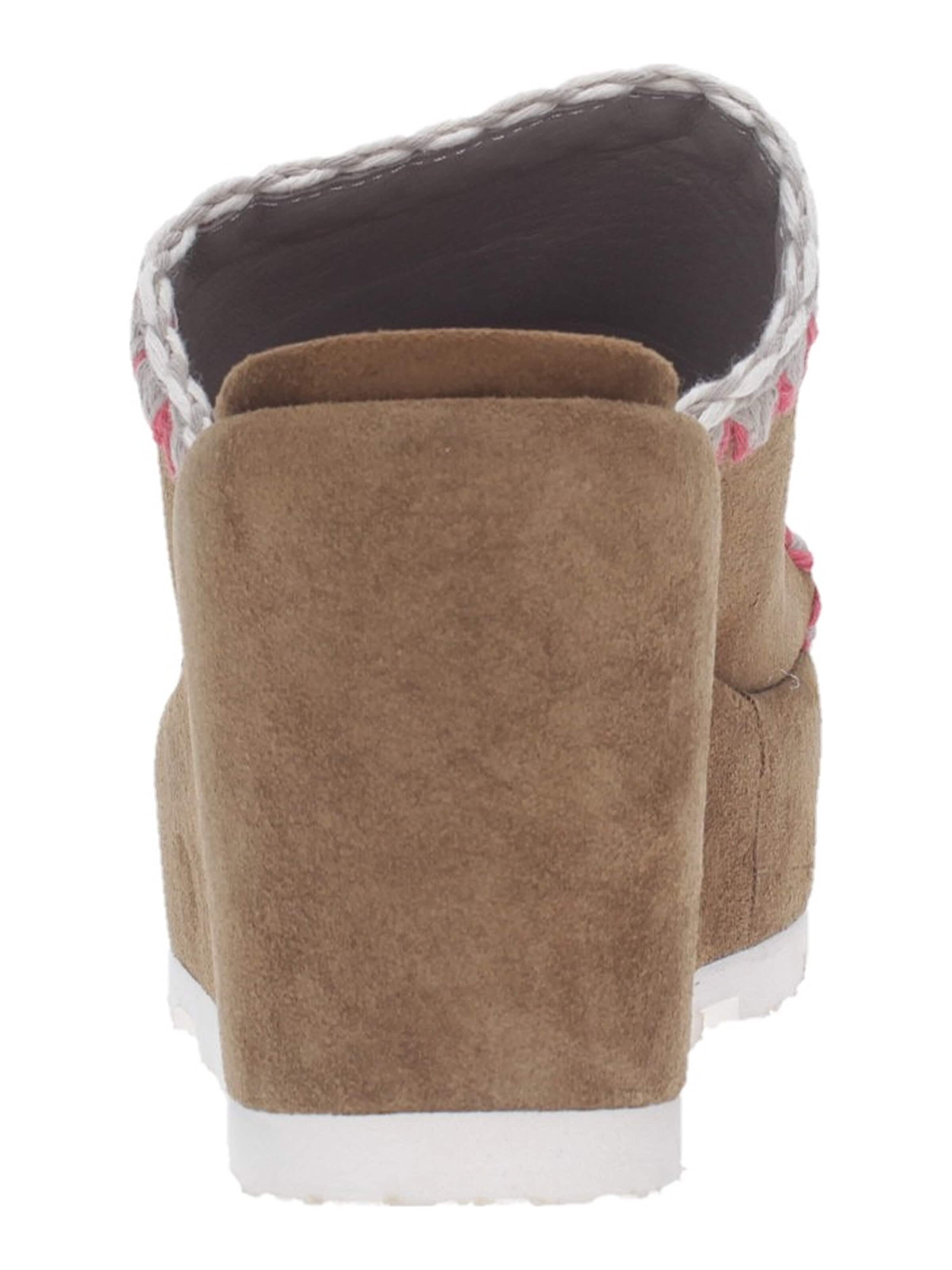 Zoccoletto 'Mou Ciabatta Eca Monoband Wedge' di MOU in marrone