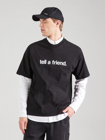 VANS Shirt 'Tell A Friend' in Black: front