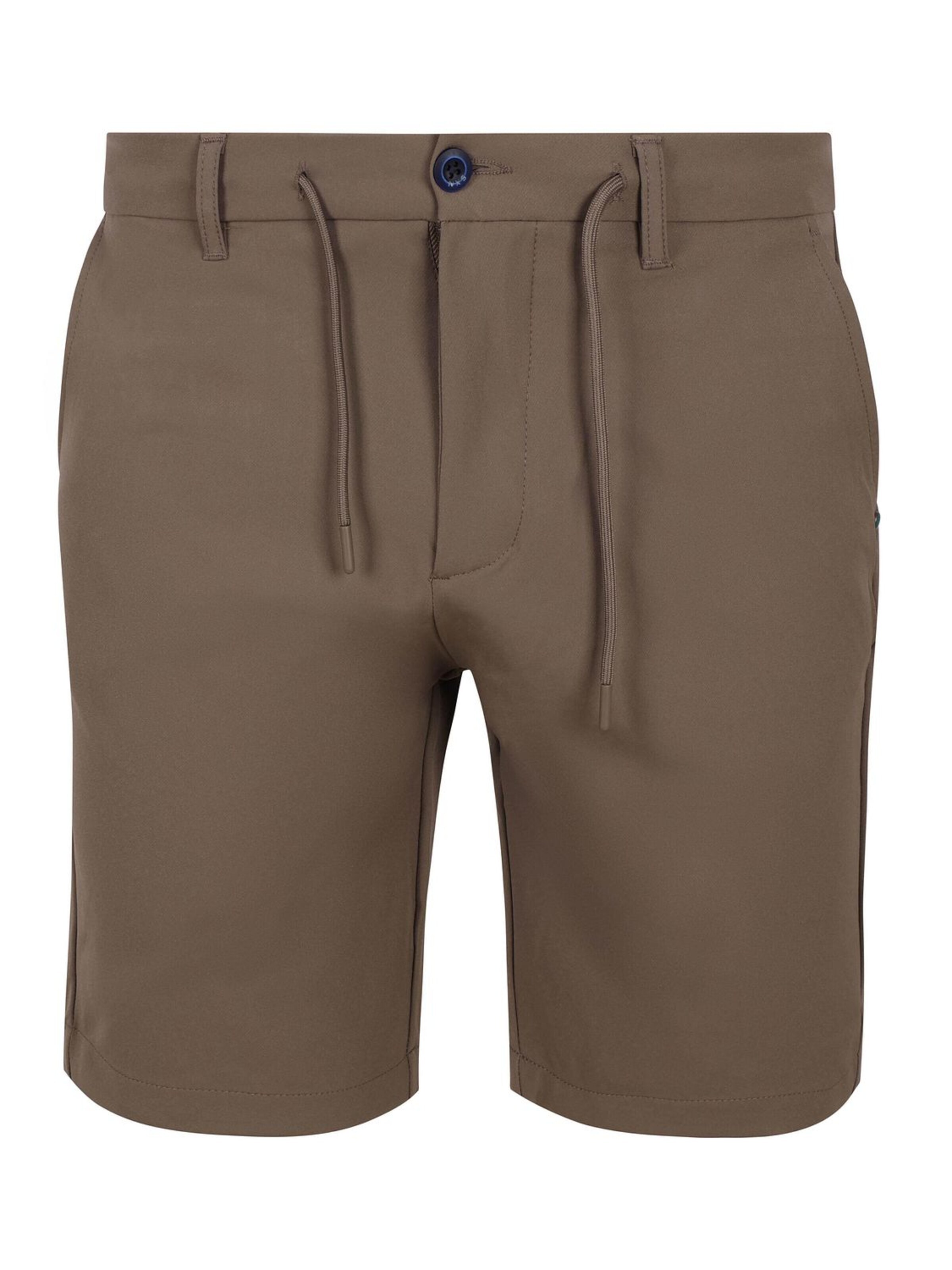 No Excess Regular Chino in Groen: voorkant