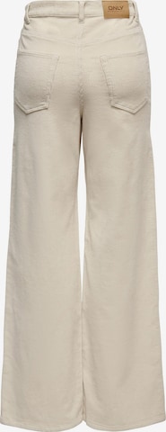 ONLY Wide leg Broek 'Hope' in Beige