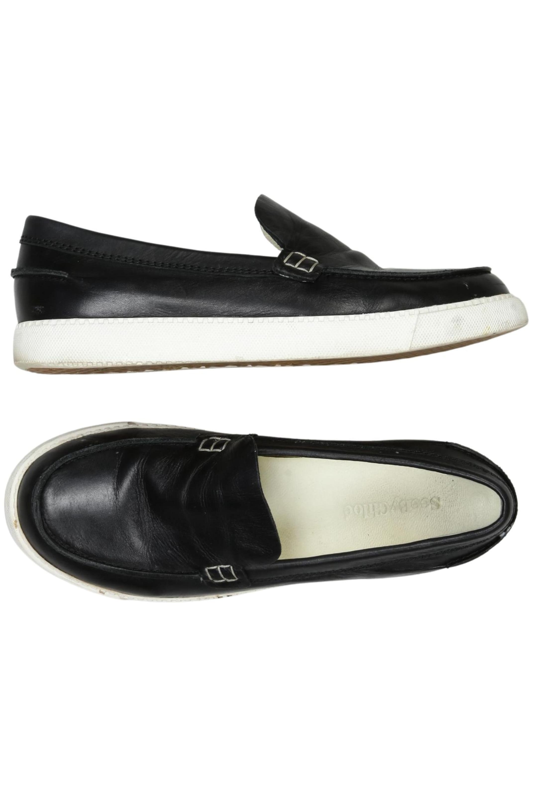 See by Chloé Halbschuh 36 in Schwarz: Vorderseite