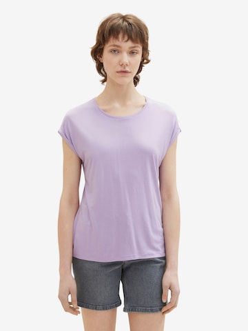 T-shirt TOM TAILOR DENIM en violet