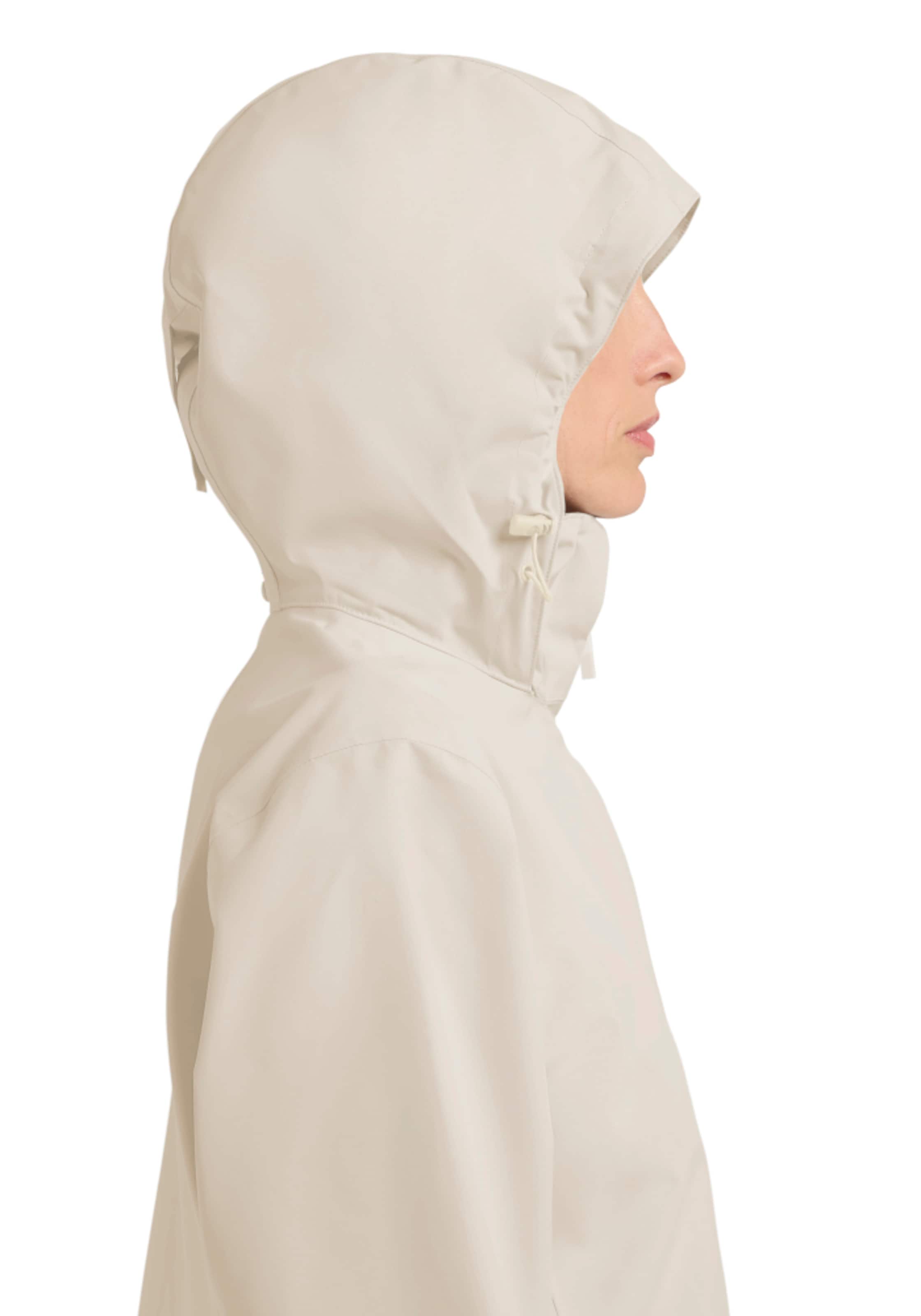 JACK WOLFSKIN Outdoor jacket 'Trailtime' in Beige