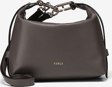 FURLA Schultertasche 'Tonie' in Grau: Vorderseite