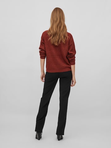 VILA Sweater 'Glacy' in Red