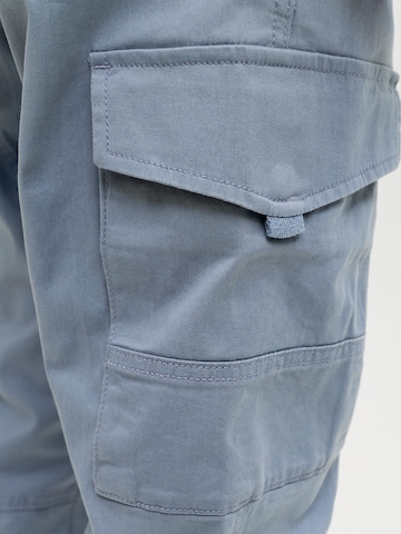 JACK & JONES Slimfit Cargobukser 'JJIPAUL JJFLAKE' i blå