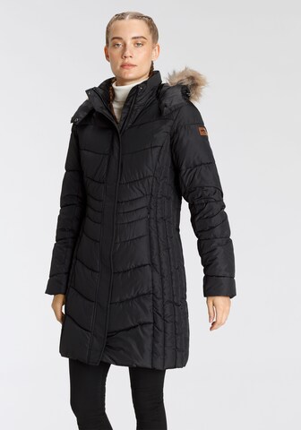 ICEPEAK Winter Coat in Black