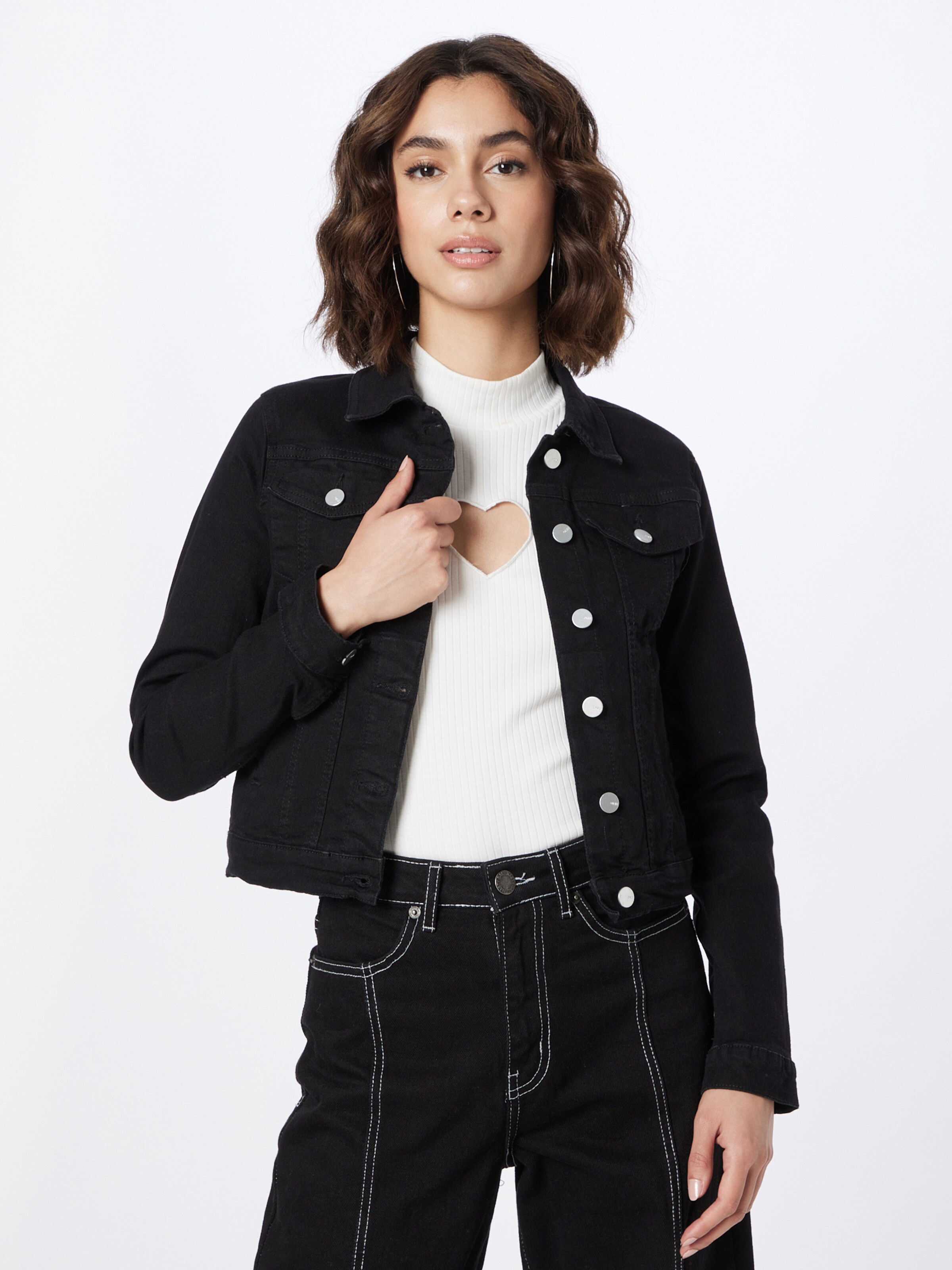 Oasis black denim jacket hotsell