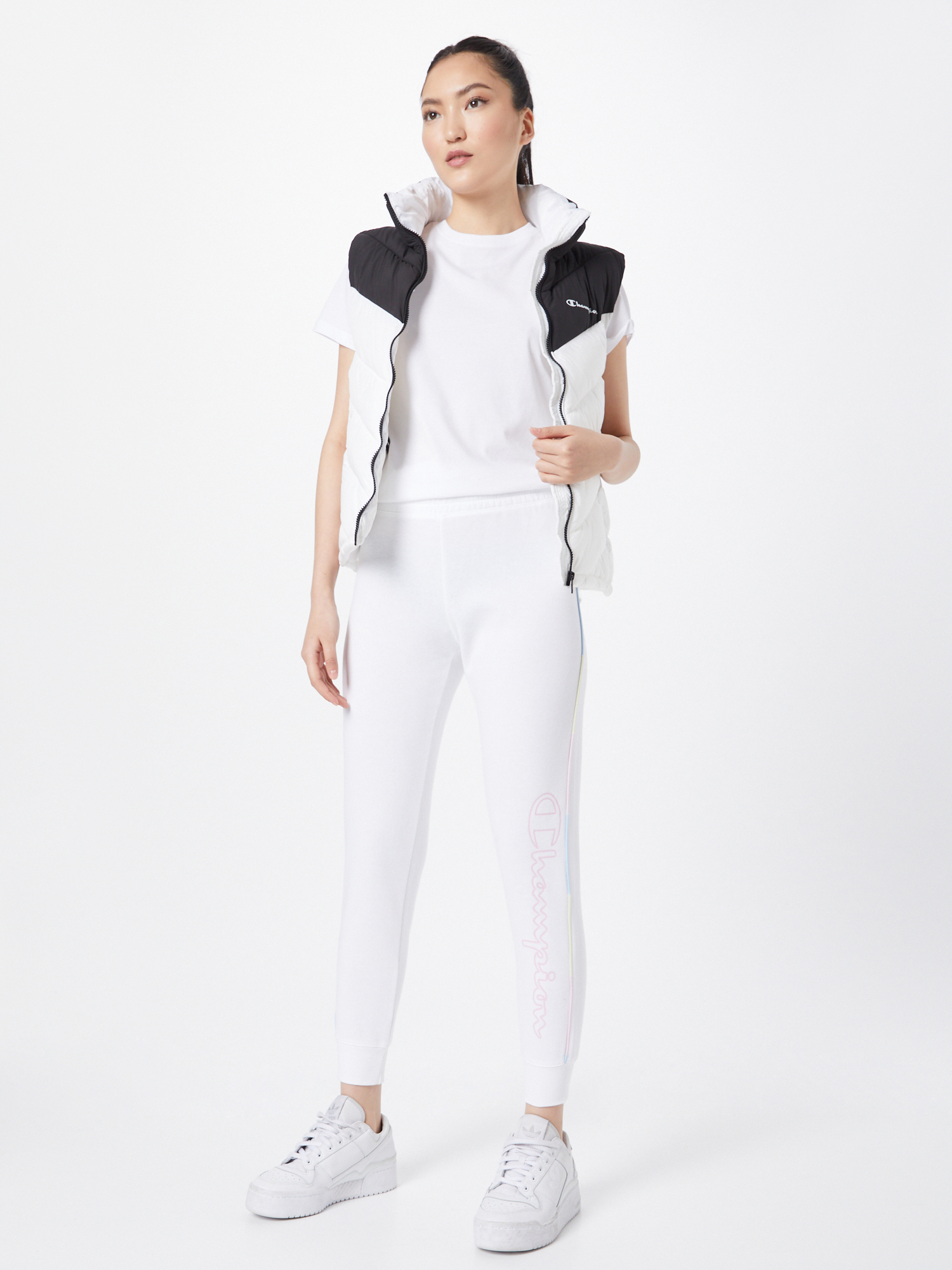 Odzież OCTyQ Champion Authentic Athletic Apparel Spodnie w kolorze Białym 