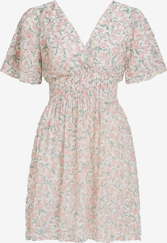 Robe d’été Elara en blanc : devant