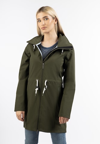 ICEBOUND Raincoat in Green: front