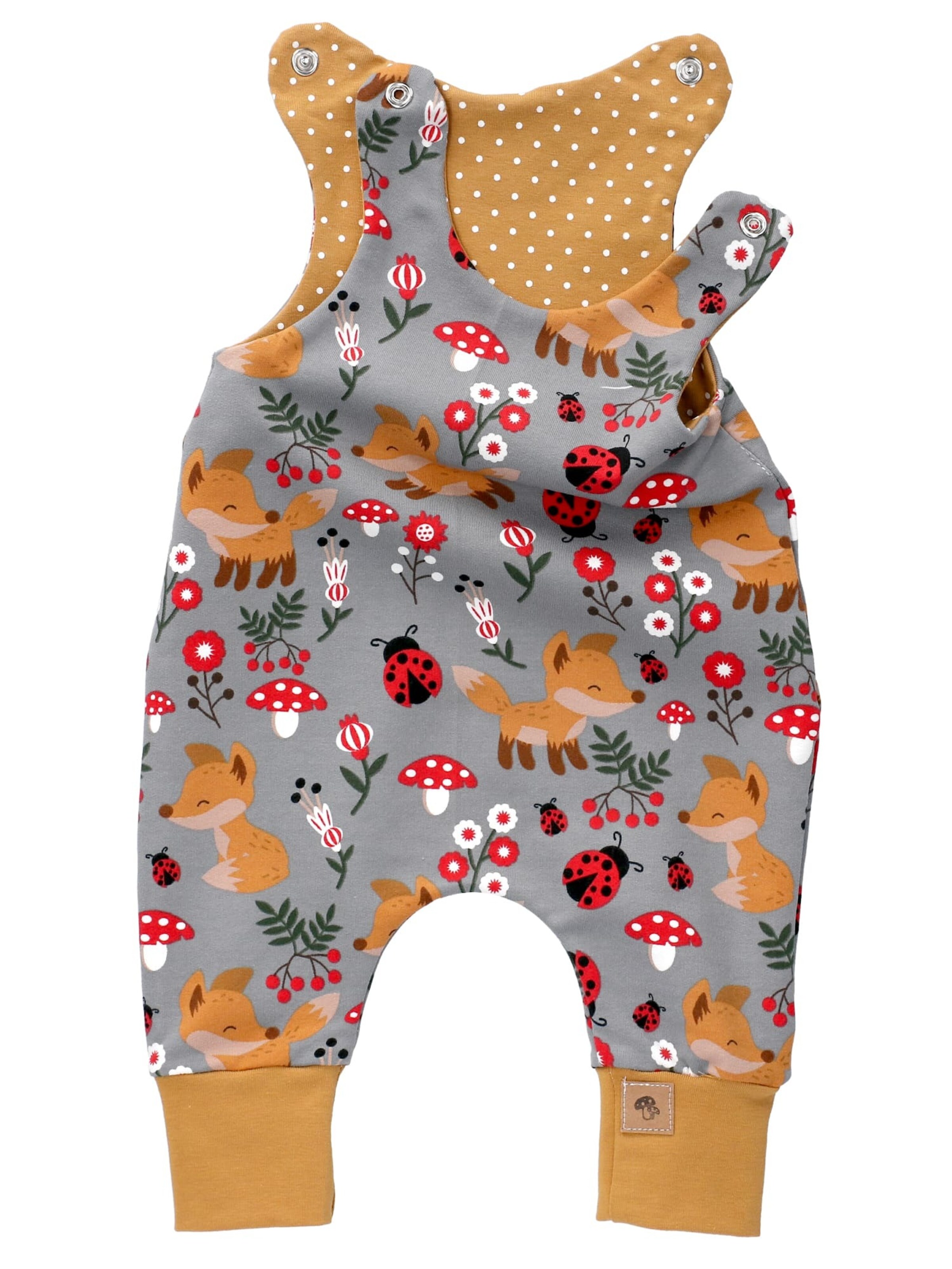 Land-Juwelen Romper/bodysuit &#x27;Waldtiere&#x27; in Grey