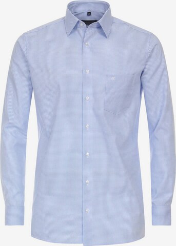 VENTI Comfort fit Button Up Shirt in Blue: front