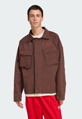 ADIDAS ORIGINALS Tussenjas in Bruin: voorkant
