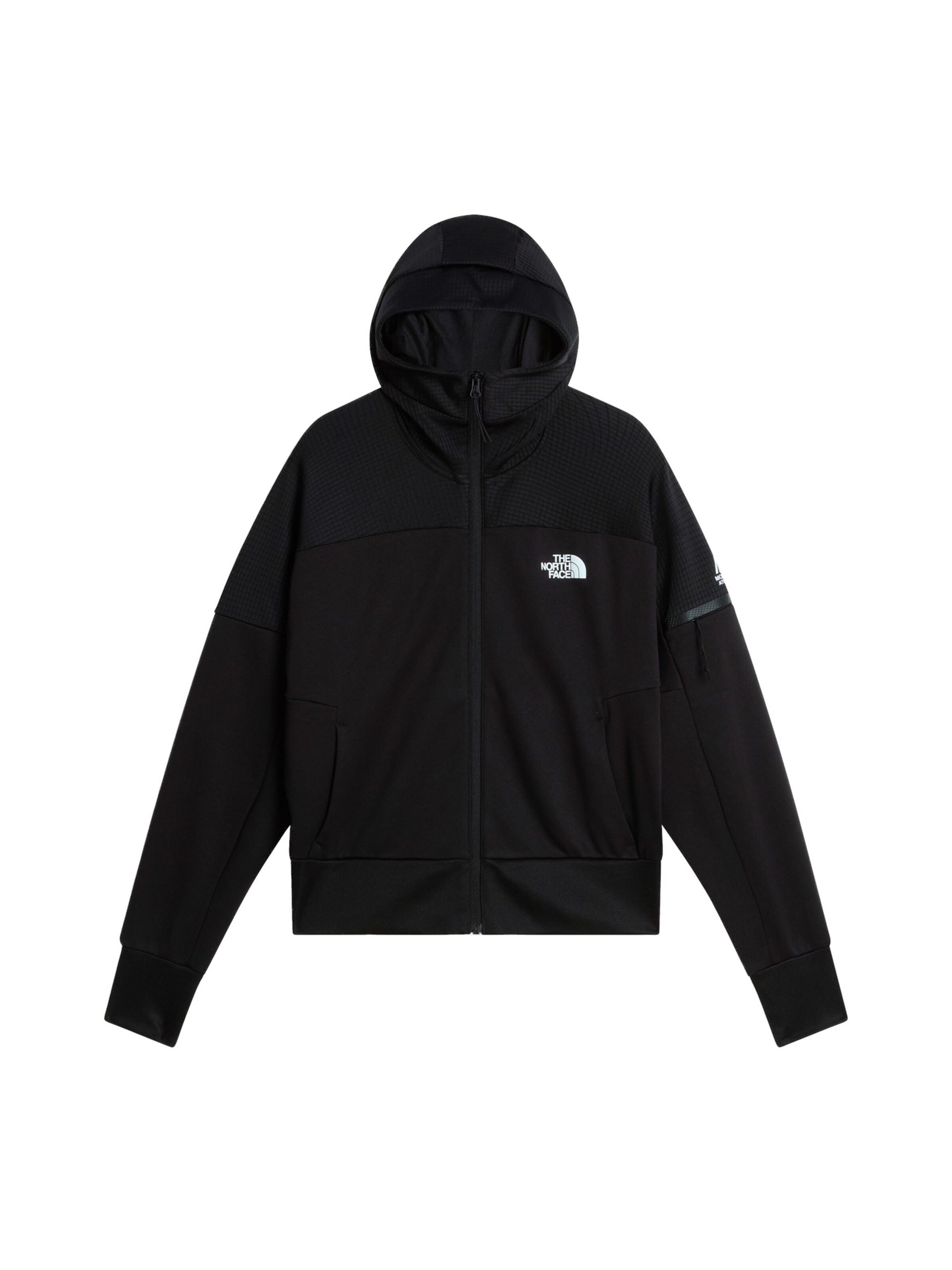 THE NORTH FACE Fleecejakke i sort: forside